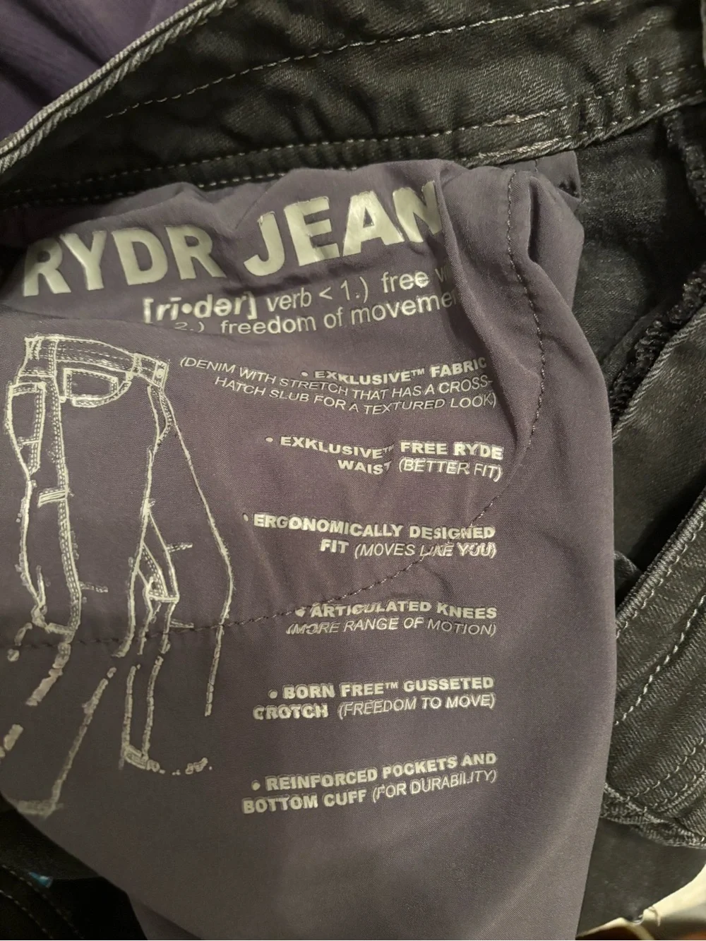 Kuhl Rydr washed out black Jeans 32